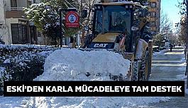 ESKİ’den karla mücadeleye tam destek