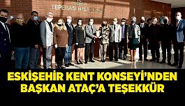 Eskişehir Kent Konseyi’nden Başkan Ataç’a teşekkür