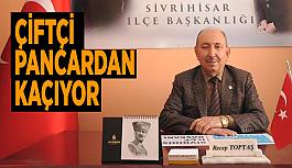 İYİ Parti Sivrihisar İlçe Başkanı  Recep Toptaş: Ekici, pancardan kaçıyor!