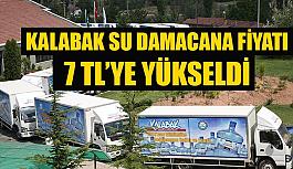 Kalabak su damacana fiyatı 7 tl’ye yükseldi