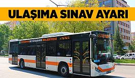 Otobüsve tramvaylara açıköğretim sınavları için düzenleme