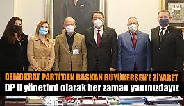 Demokrat Parti’den Başkan Büyükerşen'e ziyaret