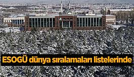 ESOGÜ dünya sıralamaları listelerinde