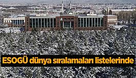 ESOGÜ dünya sıralamaları listelerinde