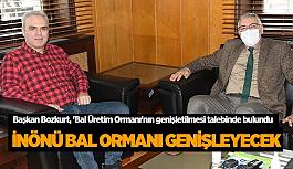 İnönü İlçesi Belediye Başkanı Kadir Bozkurt Orman Bölge Müdürü İsmail Boz’u ziyaret etti