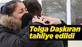 Tahliye edilen Tolga Daşkıran’ın ailesiyle buluşmasında duygu dolu anlar