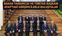 Bakan Yardımcısı ve TÜBİTAK Başkanı ATAP’taki girişimcilerle buluştular