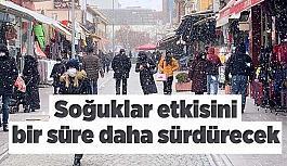 Eskişehir’de yer yer kar yağışı etkili olmaya başladı