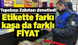 Toz şekerin etiket fiyatı ile kasa fiyatı farklı çıktı, tutanak tutuldu