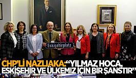 CHP’li kadınlardan Büyükerşen’e ziyaret