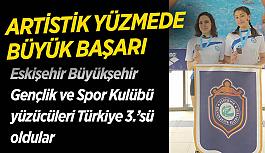 Artistik yüzmede büyük başarı