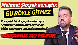 Başkan Şimşek: Bu böyle gitmez