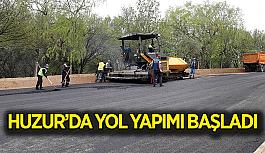 Huzur Mahalesi’nde yol yapımı başladı