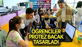 Öğrenciler protez bacak tasarladı