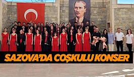 Sazova’da coşkulu konser