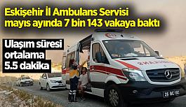 Eskişehir İl Ambulans Servisi mayıs ayında 7 bin 143 vakaya baktı