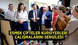 ESMEK Çifteler kursiyerleri  çalışmalarını sergiledi