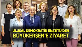 Ulusal Demokratik Enstitü’den Büyükerşen’e ziyaret