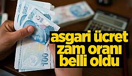 Asgari ücret artışı belli oldu