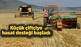 Eskişehir Büyükşehir'den küçük çiftçilere hasat desteği başladı