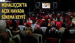 Mihalıççık’ta  açık havada  sinema keyfi