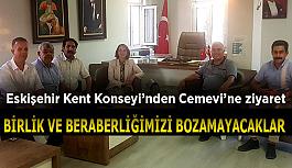 Eskişehir Kent Konseyi’nden Cemevi’ne ziyaret