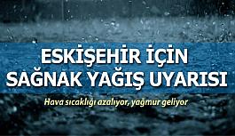 Yağmur sel dolu Eskişehir dikkat!