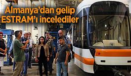 Almanya’dan gelip ESTRAM’ı incelediler