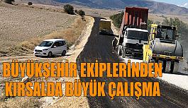 Büyükşehir ekiplerinden  kırsalda büyük çalışma