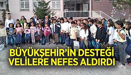 Büyükşehir’in desteği  velilere nefes aldırdı