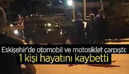 Eskişehir'de otomobil ve motosiklet...
