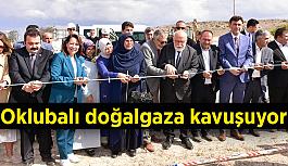 Oklubalı doğalgaza kavuşuyor