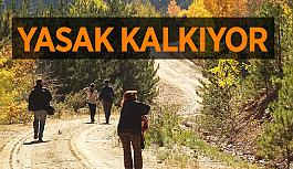 Ormanlara giriş yasağı kalkıyor