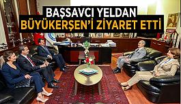 Başsavcı Yeldan  Büyükerşen’i ziyaret etti