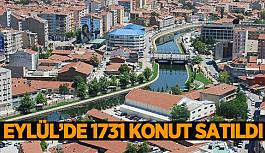 Eskişehir’de eylül ayında bin 731 konut satıldı