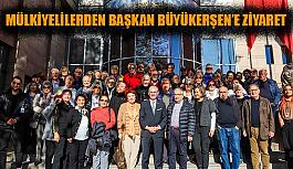 Mülkiyelilerden Başkan Büyükerşen’e ziyaret