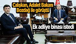 AK Parti İl Başkanı Çalışkan, Adalet Bakanı Bozdağ ile görüştü