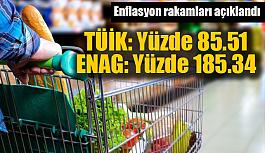 Enflasyon rakamları açıklandı