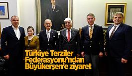 Türkiye Terziler Federasyonu’ndan Başkan Büyükerşen’e ziyaret