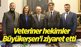 Veteriner hekimler Büyükerşen’i ziyaret etti