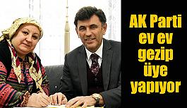 AK Parti İl Başkanı Zihni Çalışkan hane ziyaretlerini sürdürüyor