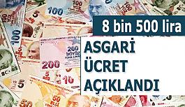 Asgari ücret belli oldu