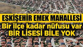 Emek Mahallesi lise istiyor