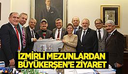 İzmirli mezunlardan Büyükerşen’e ziyaret