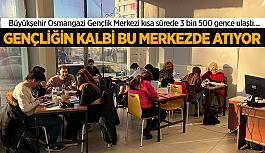 Büyükşehir Osmangazi Gençlik Merkezi kısa sürede 3 bin 500 gence ulaştı