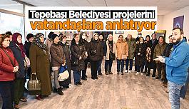 Tepebaşı Belediyesi projelerini  vatandaşlara anlatıyor