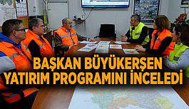 Başkan Büyükerşen  yatırım programını inceledi