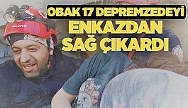 OBAK 17 kişiyi enkaz altından kurtardı