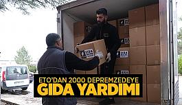 ETO’dan 2000 depremzedeye gıda yardımı