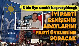İYİ Parti Eskişehir’de temayül yoklaması yapacak
